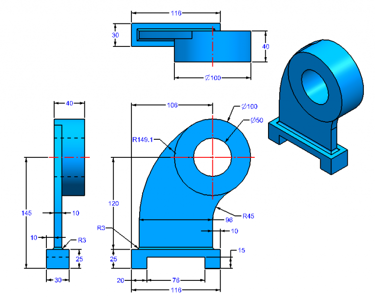 AutoCAD 3D Exercises - cadin360.com